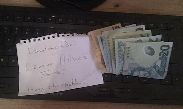 first LAF donation